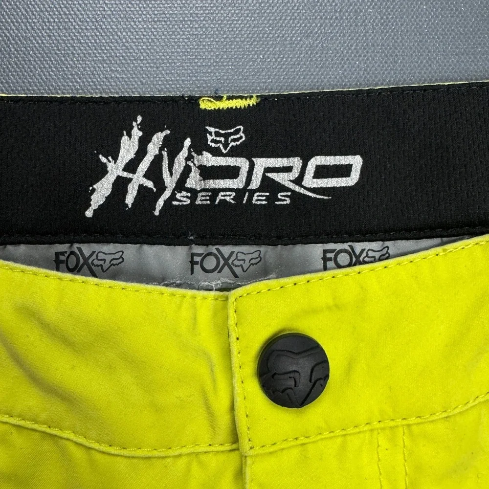 Fox Racing Hydro Shorts Women's 30 Neon Yellow Cutoff Swim Board Shorts Summer - Picture 2 of 11